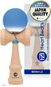 Heart Beat’s けん玉 競技用けん玉 剣玉 けんだま Kendama マット塗装 ツートン 7色 ミスティカルソリッド(ブルー)