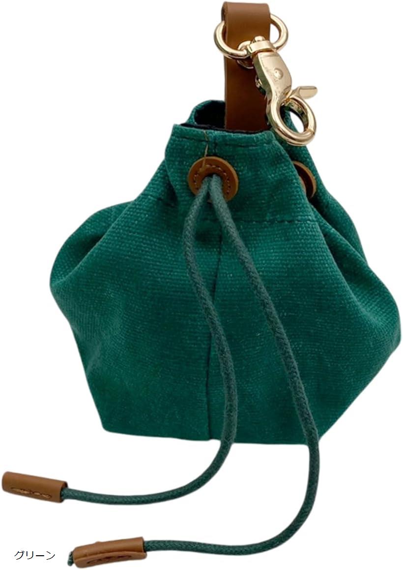 巾着ポーチ コインケース 小銭入れ ジュエリーポーチ 巾着袋 小物入れ 持ち運び カラビナ付き 収納(グ..