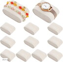 12個セット 腕時計枕 ベルベット ジュエリー枕 腕時計ディスプレ ジュエリー用 腕時計用 クッション ブレスレット ウォッチピロー 時計収納 時計の保管用に ...