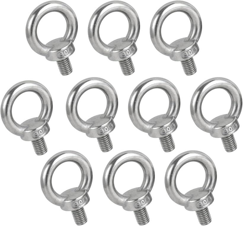 【楽天ランキング1位入賞】アイボルト M8 ステンレス製 10個セット