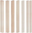 60本6サイズ 角棒 角材 長さ約302mm〜305mm 辺の長さ2mm〜8mm 桐木 木材 木棒 スティック棒 クラフト モデリング ハンドメイド ホビー用 ...