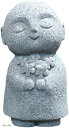 お地蔵さん 置物 石像 お地蔵様 おじぞうさま 幸せ 願い 縁の良い かわいい 神仏像(手の花, お花)