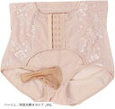 メンズガードルショーツ 女装専用 男の娘 くびれ お腹 ハイウエスト 補正下着 花柄 レース 前開き コルセット お尻 腹部 穴あき コスプレ オトコの娘パンツ...