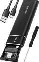 M.2 SSD 外付けケース USB-C SATA 3.0 NGFF/B Key usb3.1 2TB 高速転送 5Gbps アダプタ 付き(ブラック)