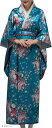着物 コスプレ 女性 和装 日本 土産 外国人 和服 アニメ 衣装 kimono set 着物ドレス 青 blue:ブルー(青(blue:ブルー), Free Size)