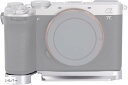 A7C M2 /A7CR Arcaカメラに専用 カメラケージ カメラエクステンションベースプレート タイプ ボトムプレート ブラック/シルバー シルバー-589(シルバー)