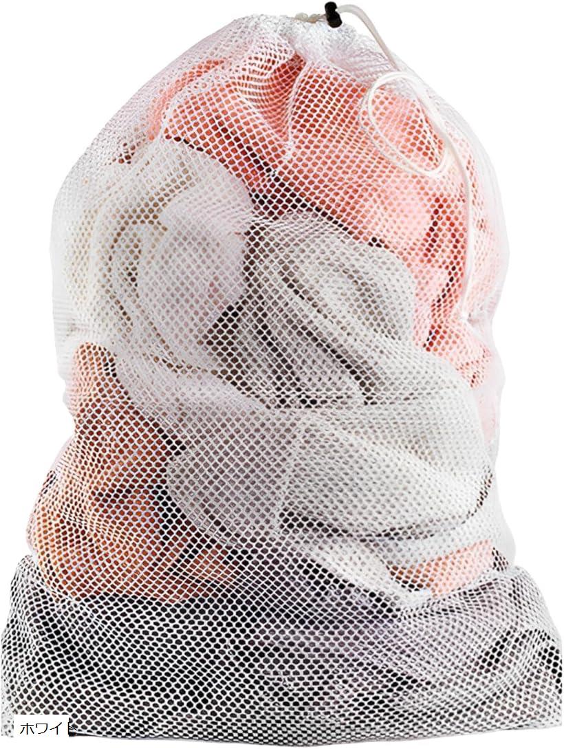 洗濯ネット ランドリーネット 大きい 粗め ぬいぐるみ 枕 大物 洗える ホワイト (ホワイト)