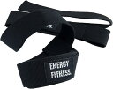 ENERGYFITNESS リストストラップ リフティングストラップ 筋トレ トレーニング 日本ブランド チンニング ローイング デッドリフト 握力補助 初心者...
