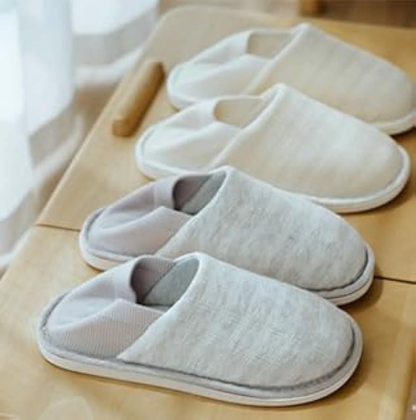 ホリックのレリカ ルームシューズ 介護 スリッパ 室内 履き かかとあり 高齢者 軽量 滑り止め 女性 用 レディース ベージュ 24.5～25.0cm (ベージュ, 24.5～25.0 cm)｜アングル2