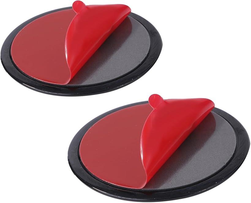 スタンドダッシュボードマット 86mm 2枚 スマートフォンホルダー 車 吸盤 強力 3M粘着テープ付き