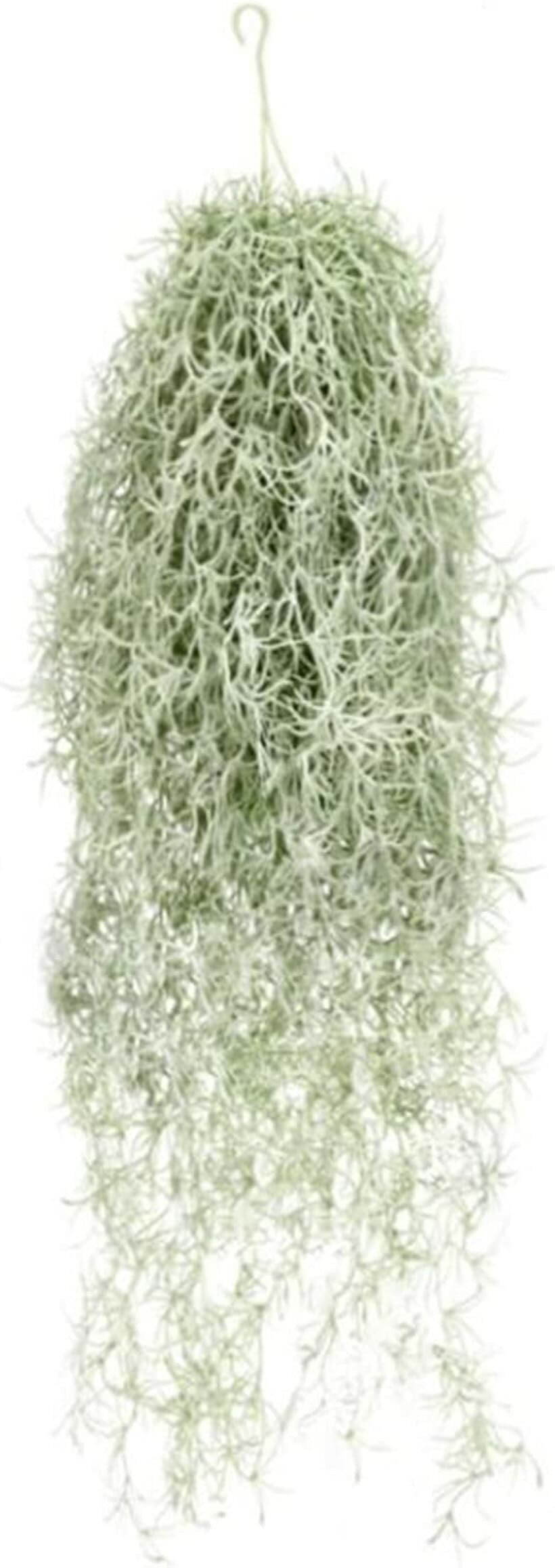 エアープランツ スパニッシュモス フェイクグリーン 吊り下げ 壁掛け 観葉植物 インテリア 約80cm (約80cm)