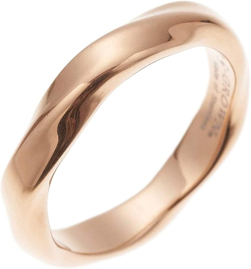 Pink Gold - サージカルステンレス 金属アレルギー対応 傷つきにくい シンプル クラシカル リング レディースピンクゴールド13号