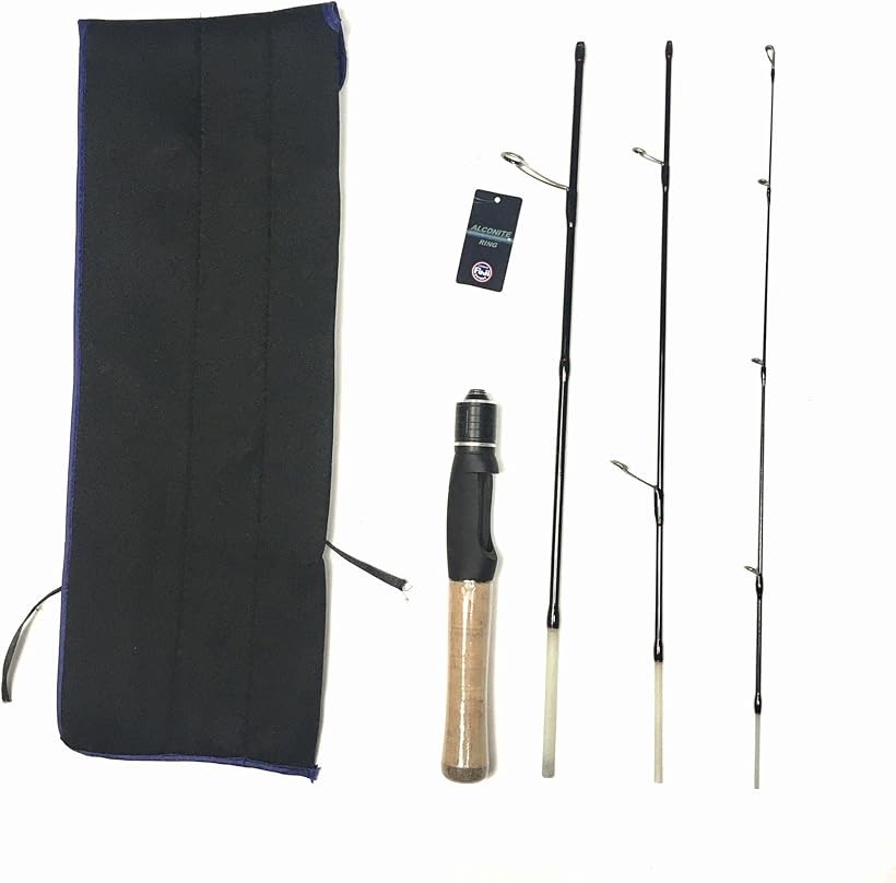 Fuji製ガイド4.6フィート スピニングパックロッド 4ピース UL スピニングロッド トラウトロッド 岩魚 山女 ニジマス エリアトラウト トラベルロッド (Fuji製ガイド4.6ftスピニングパックロッド4ピース(UL), 1，4m)