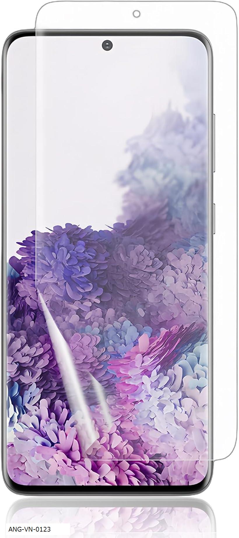 1枚 アンチグレア＆指紋認証対応Galaxy S20 5G SC-51A SCG01フィルム ギャラクシーS20 保護フィルム TPU素材 3D設計 サラサラ タッチ感 反射防止 浮き防止 気泡レス 滑り心地 キズ修復 (COL-377)