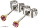 メンズ チタンピアス 金属アレルギー 安心 対応 医療用ポスト ファーストピアス かぶれない つけっぱなし プチプラ福耳 セカンドピアス レディースゴールドピン...