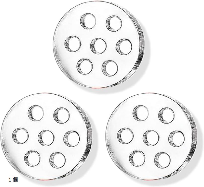 BSG ハニカムガラス パイプスクリーン 10mm HONEYCOMB GLASS PIPE SCREEN ホウケイ酸ガラス(ClearClear, 1個)