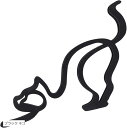 ワイヤーアート 犬 猫 インテリア雑貨 置物 アイアン ブルドッグ おしゃれ ブラック ネコ(ブラック ネコ)