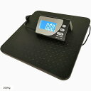 【楽天ランキング1位入賞】デジタル スケール 重量計 最大200Kg 50g単位 台はかり 隔測式(ブラック, 200kg)