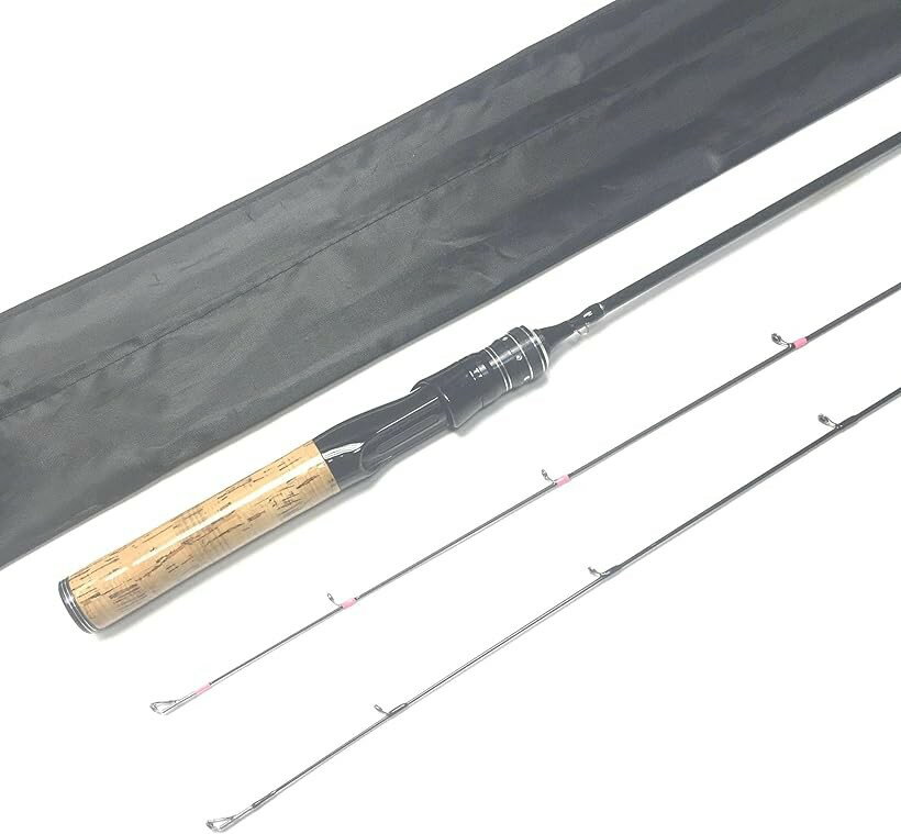 Rods - 2WAY 5.9フィート 1.8m スピニングロッド 2ピース UL ＆ トラウト ルアーロッド エリアトラウト渓流 岩魚 ニジマス メバル (2WAY 5.9ft(1.8m)スピニング2ピース(UL＆L), 5.9ft(1.8m))