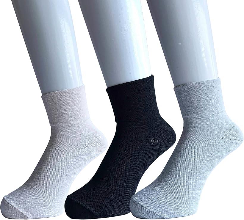 商品コード2b2sgr1tuc商品名ソックス レディース 薄手 日本製 靴下 レディース 綿 口ゴム ゆったり 無地 表糸綿100% 3足セット 色はお任せブランドモードセレクトカラーマルチカラーサイズ等22-24「サイズ」22-24cm、上質ソックス3足セット、色はお任せください。「素材」綿96％・ポリウレタン2％・その他2％、表糸綿100%、敏感肌の方も安心して着用いただけます。口ゴムゆったり、締め付け感がない、優しい履き心地です程よい薄さで一年中履けます。スニーカーやパンプスも快適です。お誕生日・母の日・敬老の日のプレゼントも喜ばれます。日本製※ 他ネットショップでも併売しているため、ご注文後に在庫切れとなる場合があります。予めご了承ください。※ 品薄または希少等の理由により、参考価格よりも高い価格で販売されている場合があります。ご注文の際には必ず販売価格をご確認ください。※ 沖縄県、離島または一部地域の場合、別途送料の負担をお願いする場合があります。予めご了承ください。※ お使いのモニタにより写真の色が実際の商品の色と異なる場合や、イメージに差異が生じることがあります。予めご了承ください。※ 商品の詳細（カラー・数量・サイズ 等）については、ページ内の商品説明をご確認のうえ、ご注文ください。※ モバイル版・スマホ版ページでは、お使いの端末によっては一部の情報が表示されないことがあります。すべての記載情報をご確認するには、PC版ページをご覧ください。