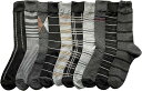 靴下メンズ おしゃれ ビジネス ソックス 黒 暖かい スポーツ 綿混 25-27cm 10足セット(ブラック, 25-27)(4)