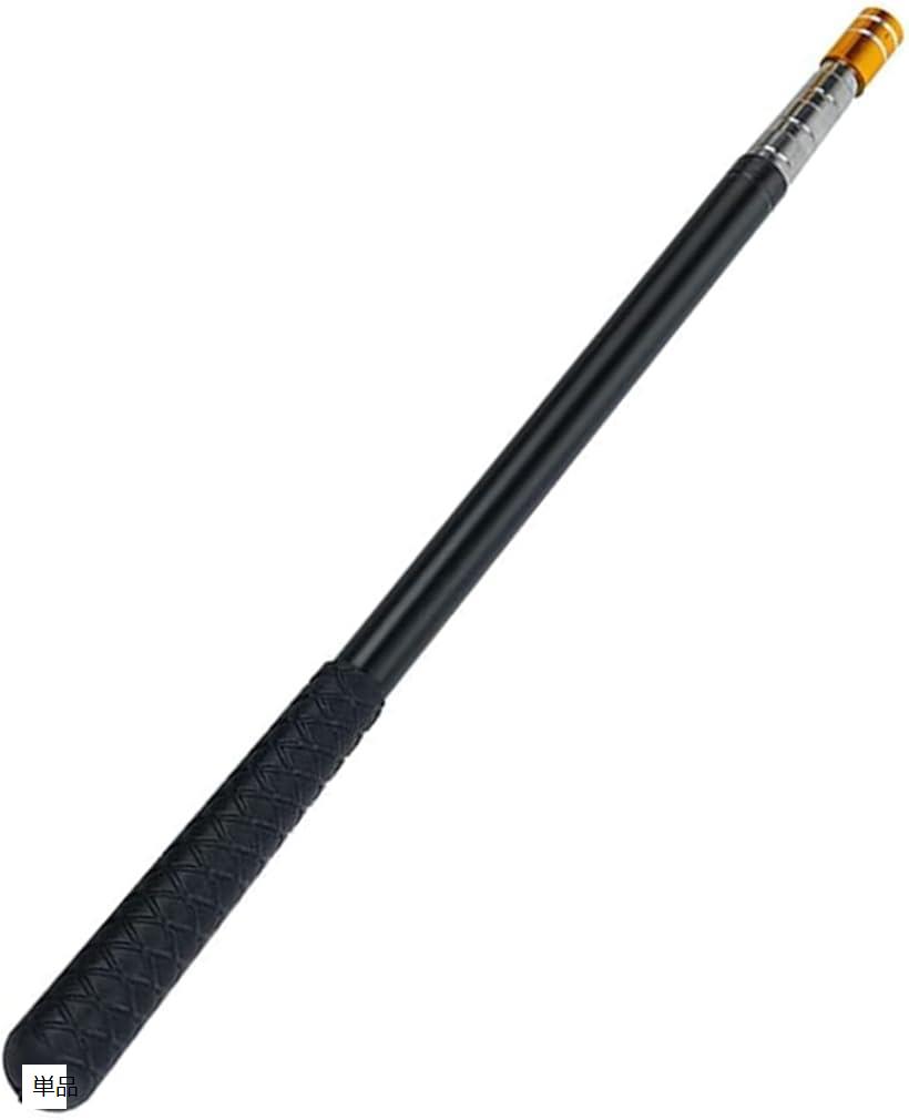 魚突き モリ 押し棒 ポール 軽量 防サビ フィッシング スピア ヤス ダイビング 素潜り(シルバー)