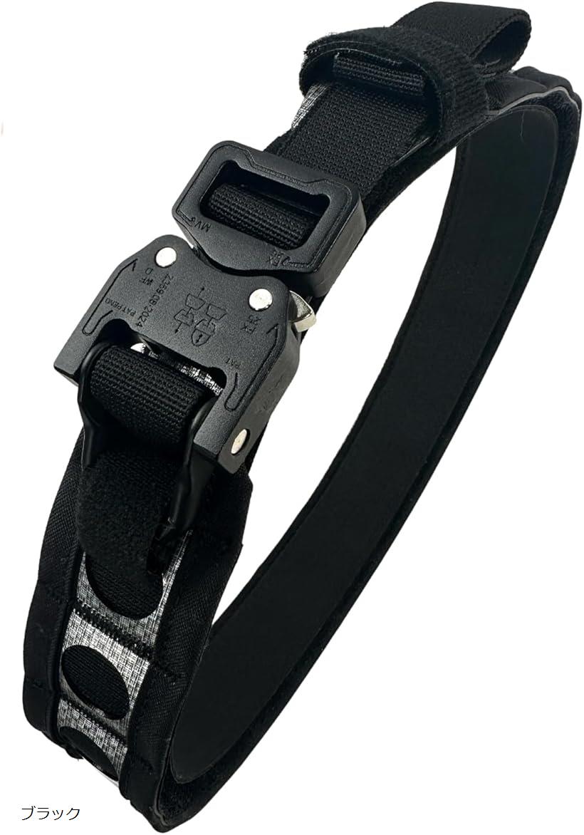 タクティカルベルト 軽量 ロープロファイル メタル製 2重構造 FERROタイプ BISONベルト  ...