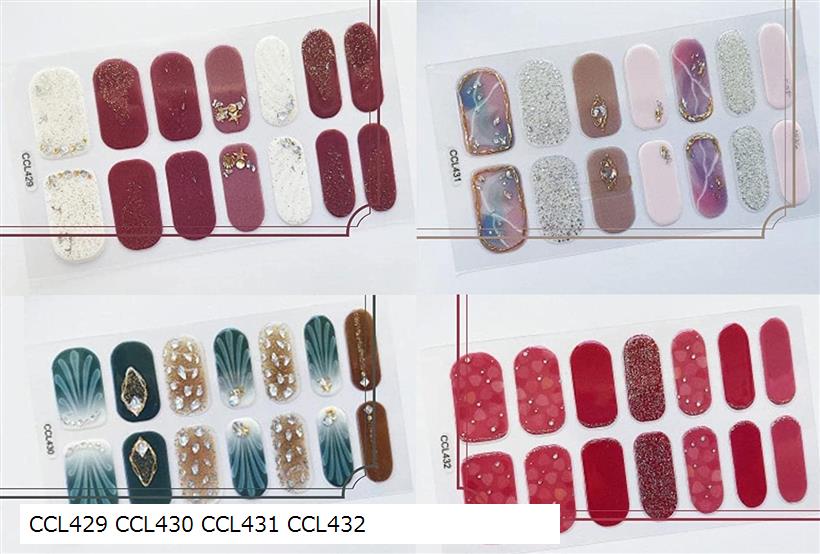 ネイルシール 秋冬A 可愛い パーツ CCL429 CCL430 CCL431 CCL432 (CCL429 CCL430 CCL431 CCL432)