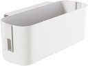 ベッドサイド 収納 ベッドサイドポケット 収納ボックス 小物入れ 吊り下げ かご(ホワイト, 約33x11x12(cm))
