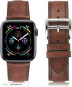 Apple Watch バンド プエブロレザー 本革 アップルウォッチ メンズ レディース(チョコ, 42/44/45mm)