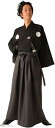 侍 武士 コスプレ 着物 衣装 仮装 袴 和風 和服 コスチューム イベント 変装 パーティー ブラック(武士(ブラック))