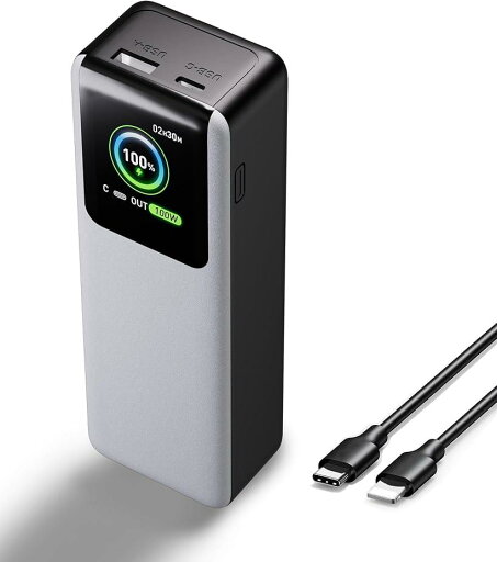 モバイルバッテリー 大容量 急速充電 27000mah 100W高出力 PD3.0 低電流モード TFTディスプレイ 残量表示 2ポート パススルー iPhone/Android/ノートPC対応 旅行/出張/アウトドア/キャンプ モバイルバッテリー 大容量 急速充電 27000mah 100W高出力 PD3.0 低電流モード TFTディスプレイ 残量表示 2ポート パススルー iPhone/Android/ノートPC対応 旅行/出張/アウトドア/キャンプ
