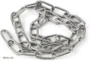 ステンレスチェーン 8mm 1m 鎖 リンクチェーン SUS304 鋼製 錆びにくい 固定 防犯 盗難防止(8mm 1m)