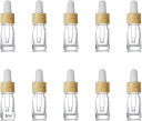 スポイトボトル 10本セット ガラス アロマ瓶 アロマボトル アロマオイル エッシェンシャルオイル コスメ 詰替え 保存容器 5ml10本(5ml)