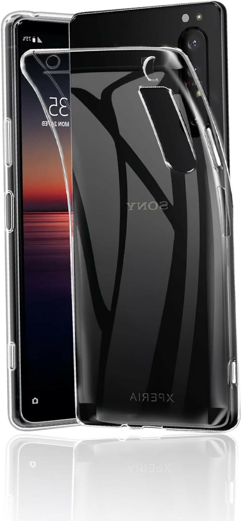 Xperia 1 II透明 TPU全面保護ケース ソフトケース シリコン 衝撃防止 落下防止 超薄型 防指紋TPUSO-51A / SOG01 專用スマホ カバー(VN-AVE-0310, TPU-A113)