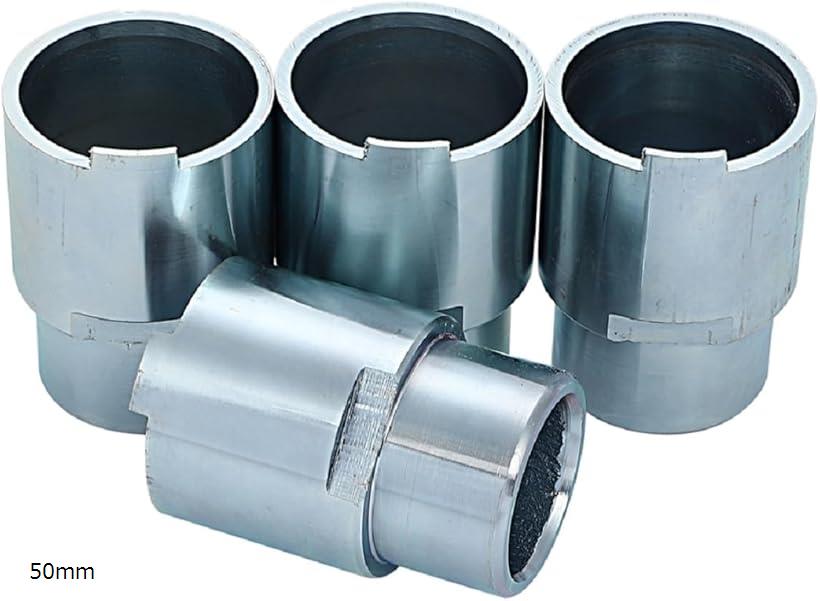 互換品2柱リフト アタッチメント スペーサー 延長アダプター 4個セット 50Φ ビシャモン Bishamon 新型 現行 ゲタ 門柱 門型 二柱 スギヤス 社外品 (50mm)