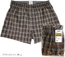 失禁 尿 漏れ パンツ 男性 用 メンズ 吸水 尿漏れパッド 失禁用 尿失禁 下着 トランクス 吸収量50cc 前開き 紳士 尿もれ対策 ブラウンチェック 1枚...