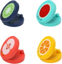 子供用 ミニ果物 カスタネット りんご キウイ すいか みかん カラフル 子ども 音楽 かわいい 4個セット
