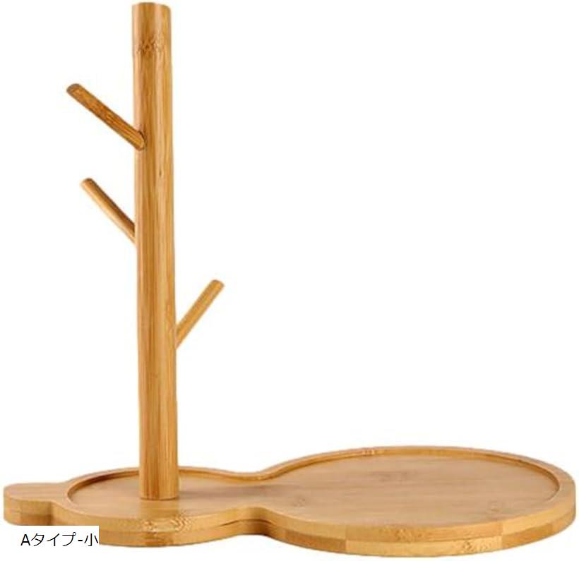鍵 スタンド 木製 鍵置き 鍵かけ キー 収納 フック 整理整頓 アクセサリー 小物 玄関 リビング 卓上 インテリア おしゃれ(ベージュ, 29x17x26)