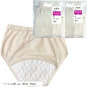 失禁 尿漏れ パンツ 失禁ショーツ 女性 レディース 吸水 尿漏れパッド 失禁用 尿失禁 下着 吸収量100cc 尿もれ対策 LL 80cm〜90cm(ベージュ...