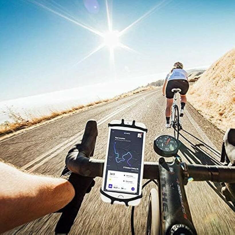 原付 スマホホルダー 自転車 クランプバー付き