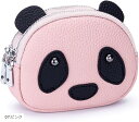 小銭入れ レディース コインケース 小さい財布 本革 レザー 可愛い パンダ 子供 ミニ財布 キーケース(07:ピンク)