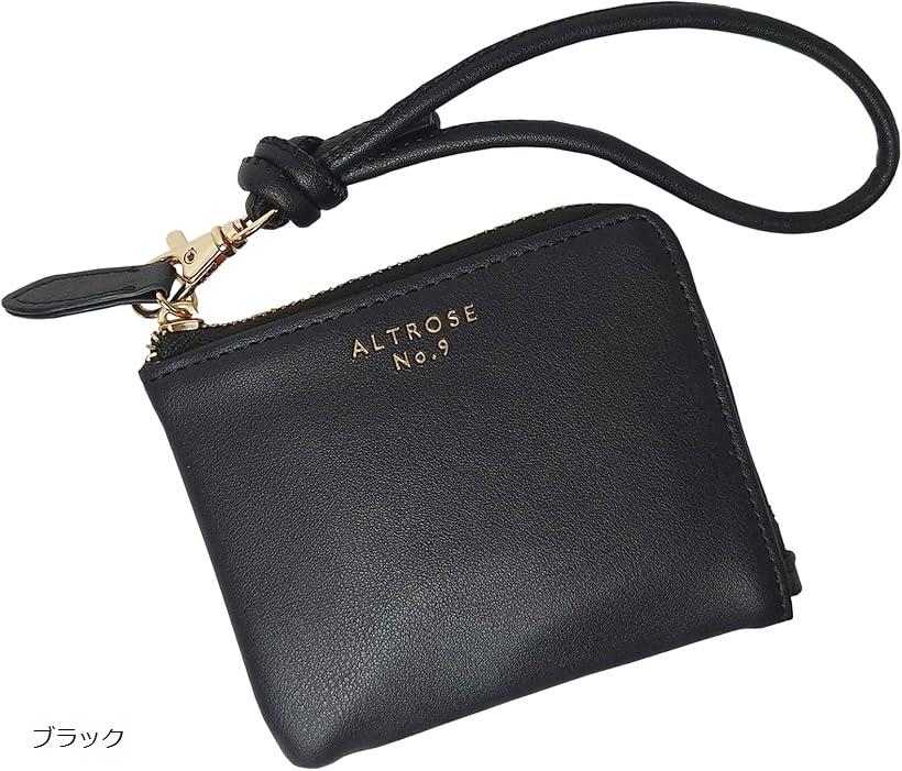 コンパクト財布 レディース 薄型 使いやすい l字ファスナー ミニ財布 軽量 シンプル 通勤 通学 可愛い 小さめ おしゃれ スリム プレゼント R74(ブラック)