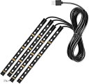 【楽天ランキング1位入賞】テープライト ledテープ 車 usb 12v 照明 フットライト フットランプ 足下照明 車内ライト 防水 カスタム(ブルー)
