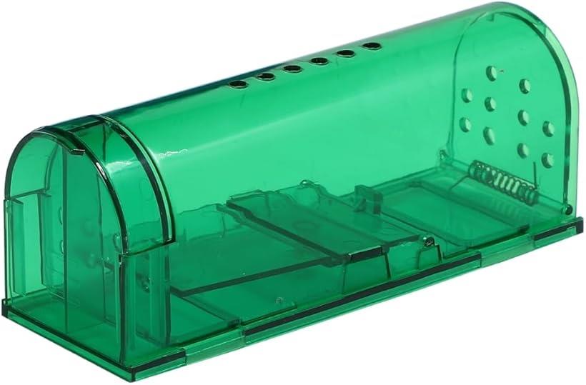 ネズミ捕り ねずみとり 踏み板式 ねずみ駆除 筒型 小型ネズミ専用 ネズミ捕獲器 マウストラップ 4セット