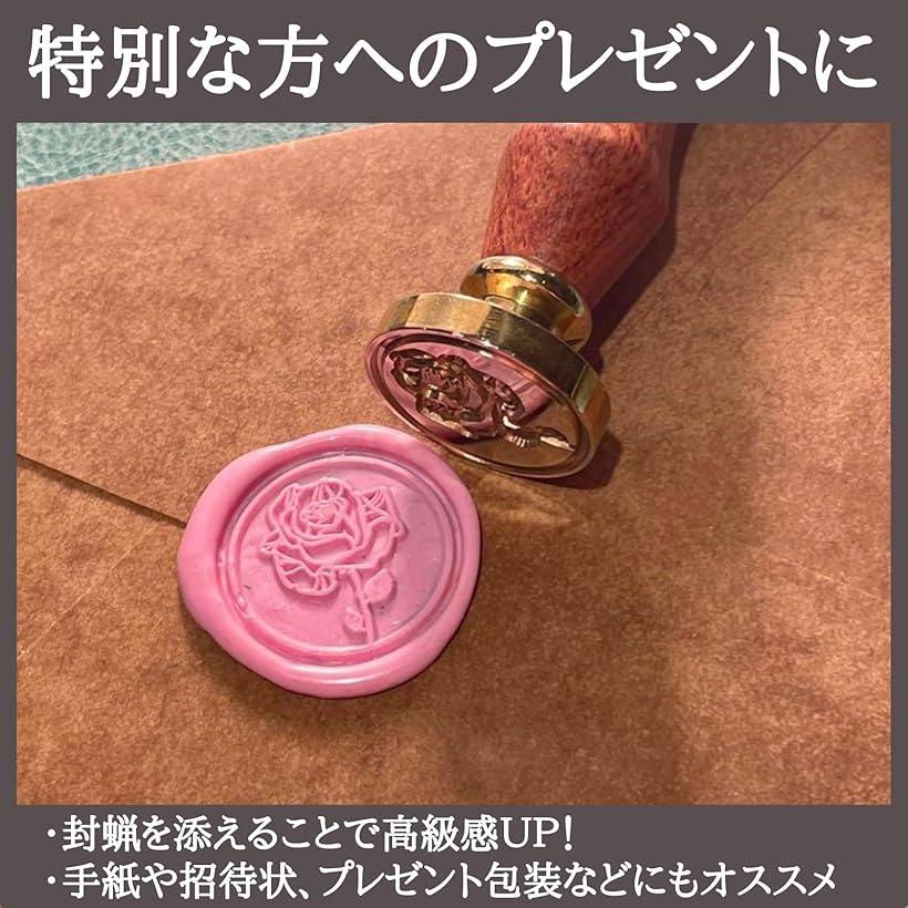 600粒 6色 各100粒シーリングワックス 半透明 ひまわり 赤 黄 青 緑 紫 ネイビー 小分け袋付 シーリングスタンプ 封蝋 手紙 レター 結婚式 招待状の商品画像 3