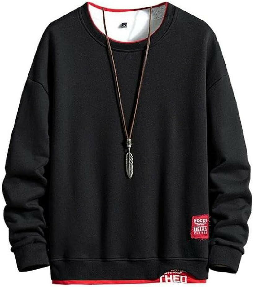 バリエーションコード : 2bjtspl36r商品コード2bjts0j9hf商品名トレーナー 重ね着風 丸首 長袖 フェイクレイヤード プルオーバー メンズ 暖かい パンダ 運動用 重ね着用 カラフル カジュアル お洒落 作業用ブランドSAMIYUカラーブラックサイズ等L「黄金比を保つフェイクレイヤードデザイン」 一枚なのに、重ね着しているように見えるフェイクレイヤードデザインが特徴。首元と裾から覗くインナーがさりげないアクセントとなり、バランスの取れた黄金比比率でスタイリッシュに仕上がります。「ラフに着られるゆったりシルエット」 ドロップショルダーなのでゆったりしたシルエットがポイント。リラックス感がありながらも、コーディネートがきちんとまとまるデザインです。これ一枚でコーデが完成しお洒落を楽しめます。「どんなシーンにも使いやすい3カラー展開」 シンプルで着回しやすい3カラーが、どんなアイテムとも相性抜群。フェイクレイヤード効果で、単調にならないコーデが幅広いシーンで活躍します。「柔らかな生地感」 伸縮性があり、ふんわり柔らかな肌触りの生地が快適な着用感を提供。季節問わずオールシーズン着用できるアイテムです。※ 他ネットショップでも併売しているため、ご注文後に在庫切れとなる場合があります。予めご了承ください。※ 品薄または希少等の理由により、参考価格よりも高い価格で販売されている場合があります。ご注文の際には必ず販売価格をご確認ください。※ 沖縄県、離島または一部地域の場合、別途送料の負担をお願いする場合があります。予めご了承ください。※ お使いのモニタにより写真の色が実際の商品の色と異なる場合や、イメージに差異が生じることがあります。予めご了承ください。※ 商品の詳細（カラー・数量・サイズ 等）については、ページ内の商品説明をご確認のうえ、ご注文ください。※ モバイル版・スマホ版ページでは、お使いの端末によっては一部の情報が表示されないことがあります。すべての記載情報をご確認するには、PC版ページをご覧ください。「サイズ」Mサイズ 肩幅：56cm 胸囲：54cm 着丈：65cm 袖丈：52cm 裾幅：45cmLサイズ 肩幅：56.5cm 胸囲：56.5cm 着丈：65.5cm 袖丈：52.5cm 裾幅：46.5cmXLサイズ 肩幅：57cm 胸囲：57cm 着丈：66cm 袖丈：53cm 裾幅：47cm「素材」100% ポリエステル