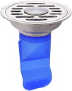 排水口 蓋 排水溝 カバー トラップ 床ドレン 防虫 ステンレス 9cm(シルバー, 9cm)