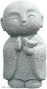 お地蔵さん 置物 ミニ 可愛い 御影石 お地蔵様 癒し 仏像 守り神 オブジェ 片合掌 平和鳩 小さい お祈り(平和鳥 片手合唱, フリー)