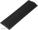 スプレンノ ディフューザー スティック 23cm 直径3mm 50本 アロマ 香り 詰め替え用 人工繊維 長持ち(ブラック, 3 mmx23 cm)